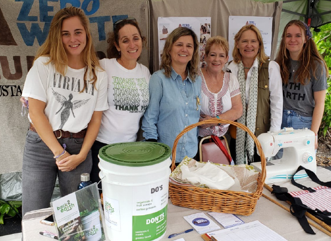A Zero Waste Culture Stand at the Key Biscayne farmers market
